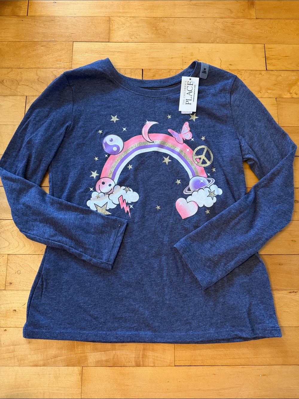 NWT The Children’s Place Long Sleeve Tee, Size  M (7/8)